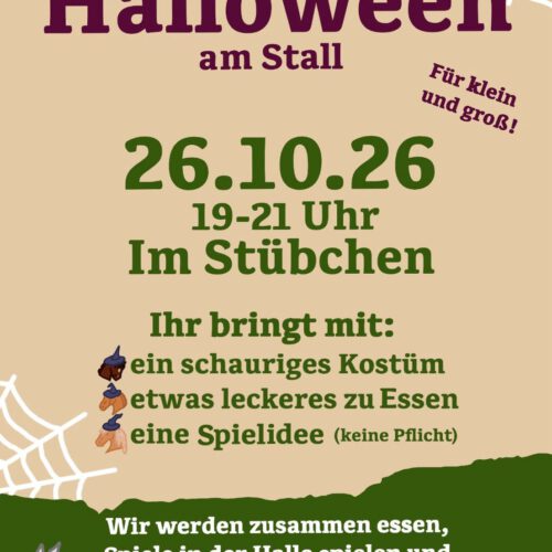 Halloween am Stall