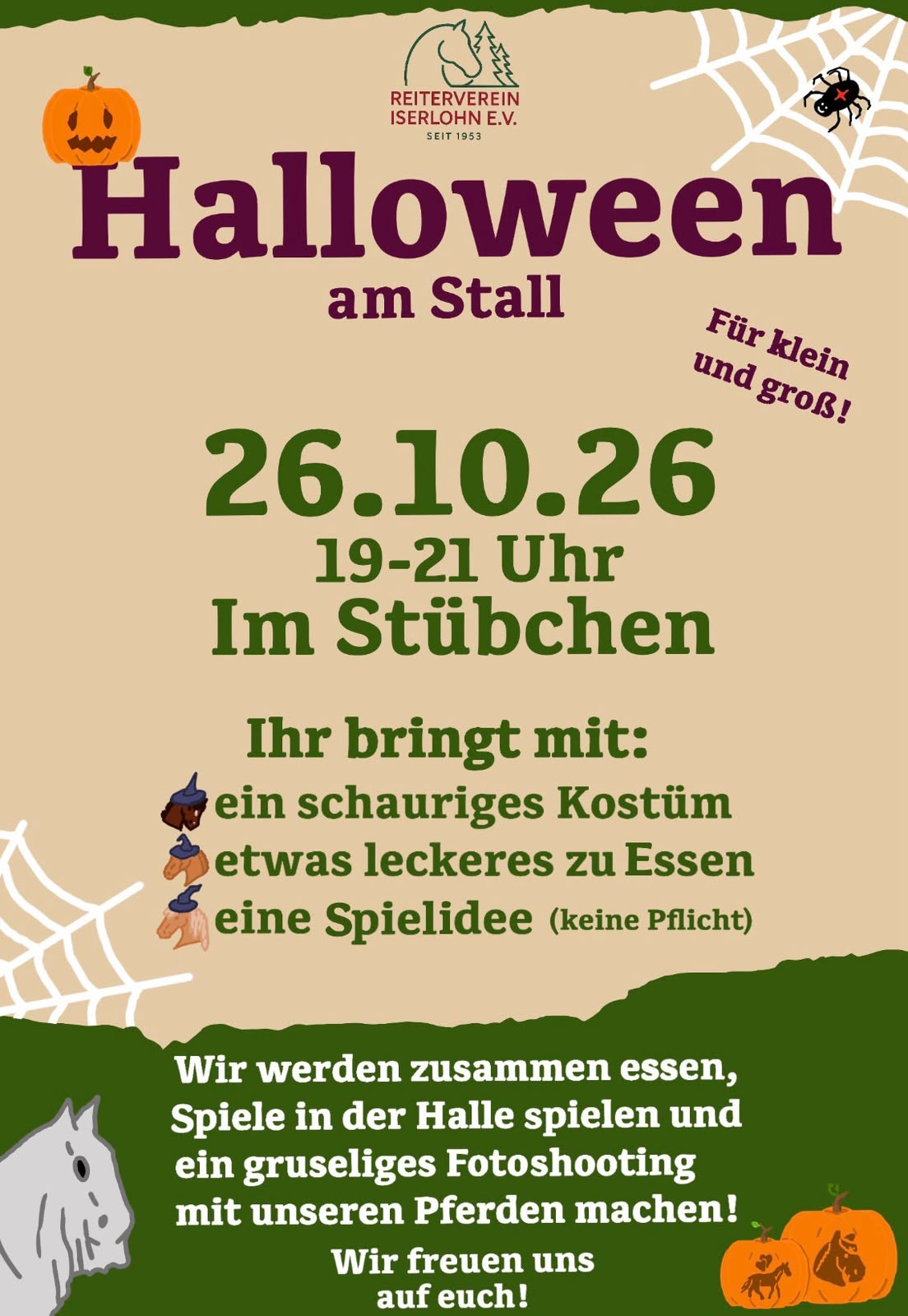 Halloween am Stall